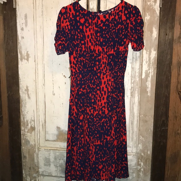 Women’s ASOS Dress in Red and Navy, 2 - Picture 1 of 3